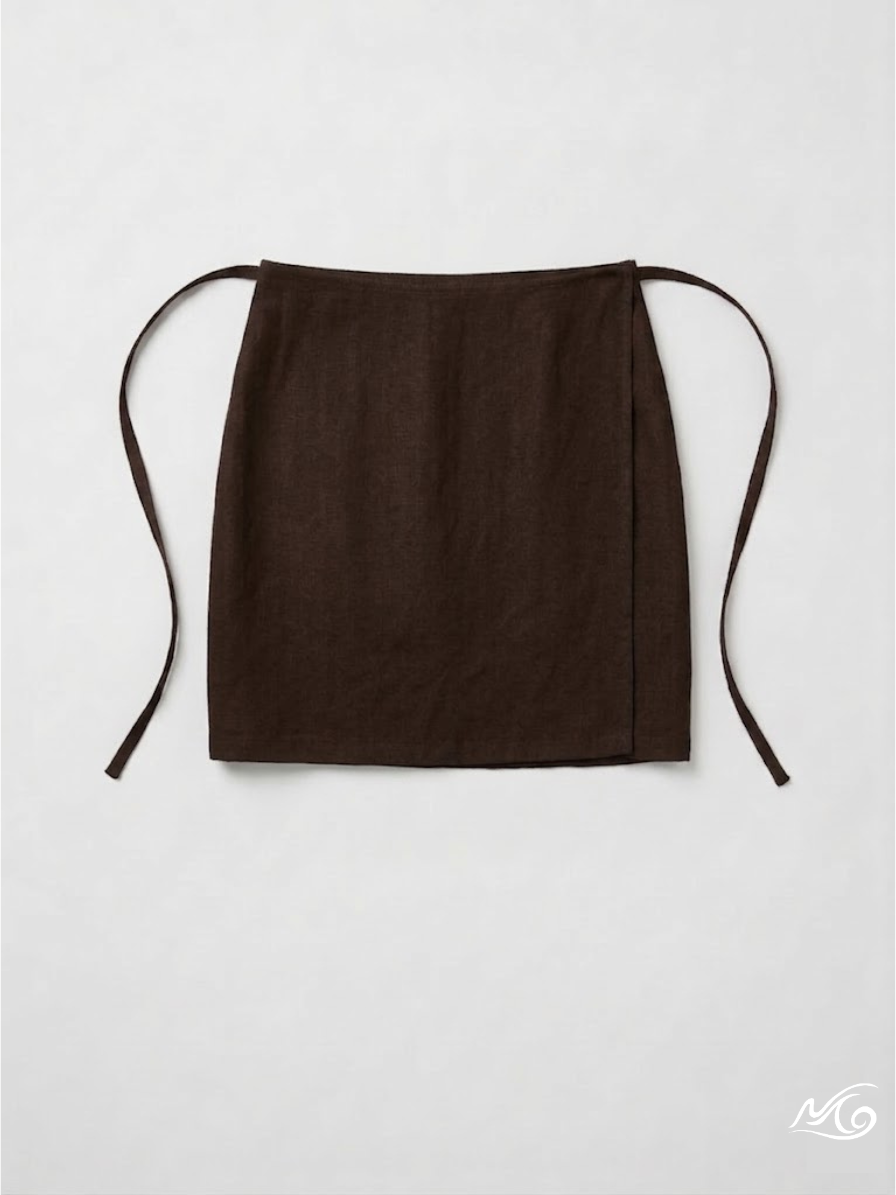 La jupe portefeuille courte