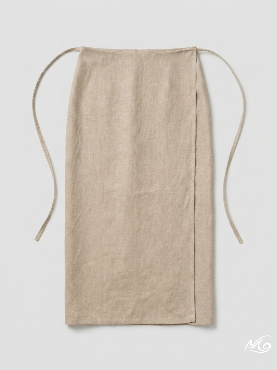 La jupe portefeuille longue