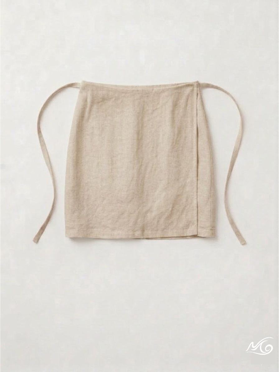 La jupe portefeuille courte